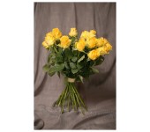 K47 - Žlté ružičky v tvare krásnej kytičky